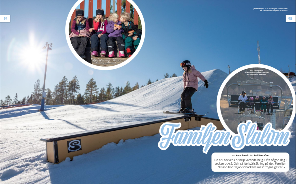 Magasin Järvsö 2021 - Reportage Familjen Slalom